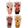 thumbnail image 3 of 4 Pcs Gant Exfoliant Motif Adorable Double Face Gant de Massage, 3 of 8