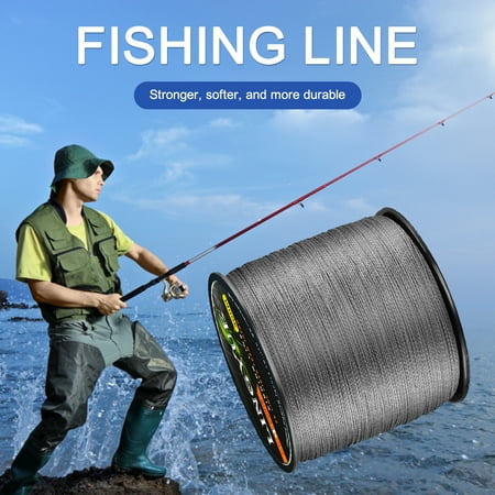 Lutabuo 300M 4 Strands Braided Fishing Line PE Line 8-70LB for Saltwater  and Freshwater 
