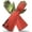 Red, variant on "Heavy-Duty Thorn Proof Rose Pruning Gloves–15.9-Inch Arm Protection, Durable Goatskin Leather Gardening Green Gloves for Men & Women (Sizes M)"