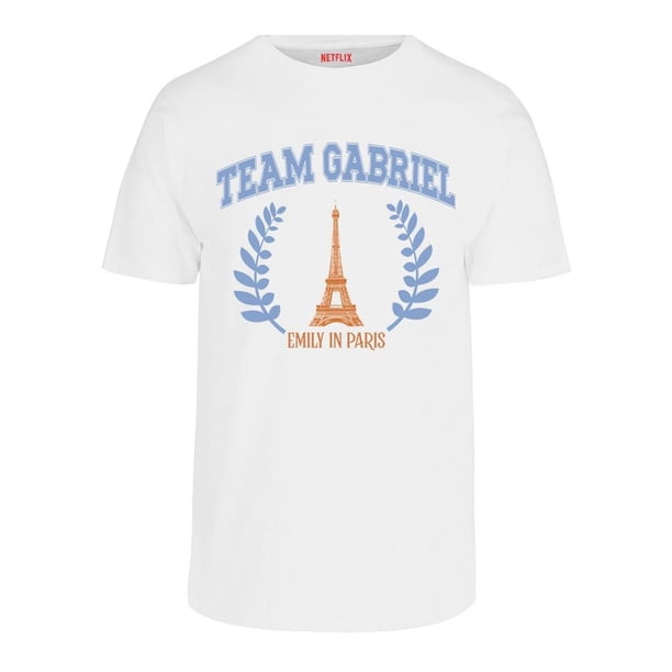 Playera Fan Army Emily in Paris T EG Gabriel Color Blanco