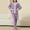 Purple, variant on Women Pajama Sets Fleece Fluffy Set V Neck Long Sleeve Tops with Pocket Sleep Pants Loungewear Set Ribbed Pjs Warm Sleepwear Matching Set Winter Pajama Blue One Size