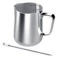 thumbnail image 1 of Milk Frothing Jug 350Ml Milk Jug Stainless Steel Milk Jug Frothing Pitcher Milk Jug for Coffee Machine, 1 of 8