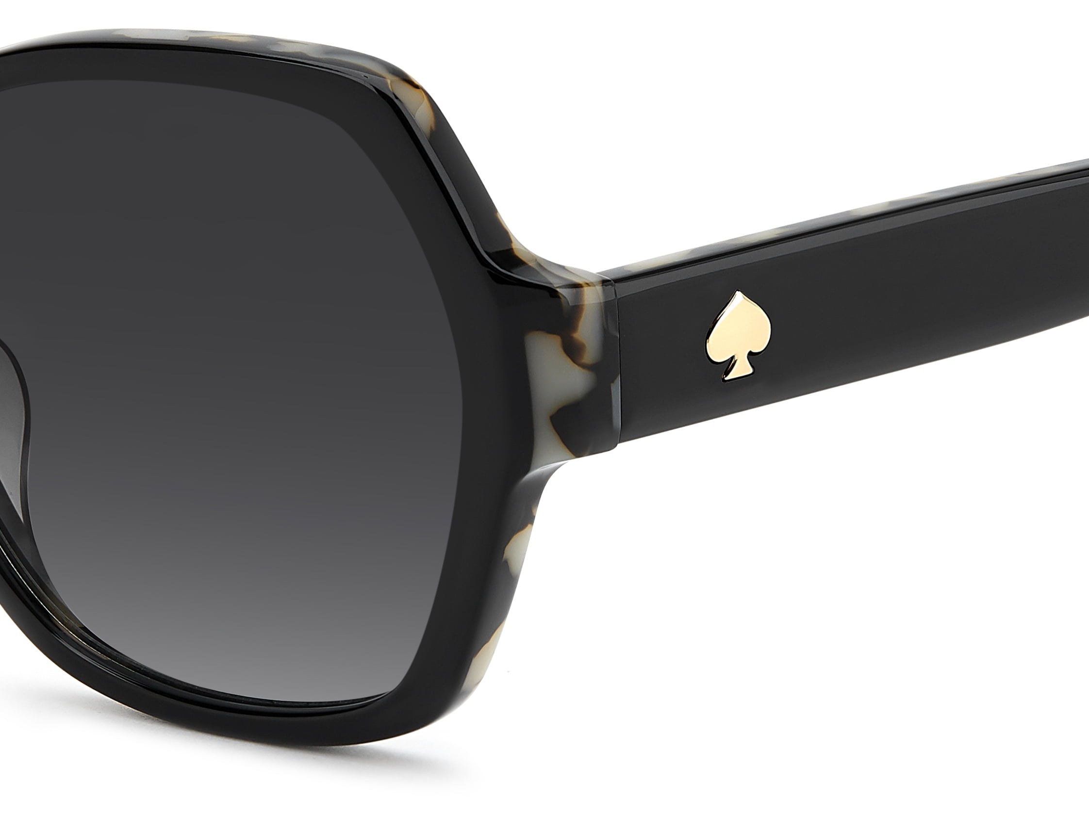 Kate Spade Women's Layne 2/G/S Sunglasses w/ Case, Black White Havana