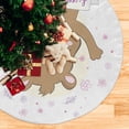 thumbnail image 3 of FMSHPON Happy Groundhog Day Flowers Leaf Xmas Christmas Tree Skirt Stand Mat for Holiday Party Decoration Indoor Outdoor 36 inches, 3 of 6
