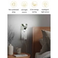 thumbnail image 4 of Night Lights Auto Sensor Boho Abstract Mid Century Plug-in LED Nightlights Lamp Dusk to Dawn for Living Room, Bedroom, Bathroom, Stairways Wall Decor, Green Modern Geometric Leaf Night Light, 4 of 9