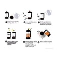 thumbnail image 5 of Cafetera Individual Prensa Francesa Drink Lab 800ml Vidrio Café Té Infusiones Artesanal, 5 of 5