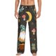 thumbnail image 1 of Balery Gnome Insect Frog Pantalones de pijama para hombre, pijama ultraligero, pantalón de descanso-3X-Large, 1 of 6
