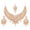 Gold, variant on Sunsoul by Touchstone Indian Bollywood Charming Studded Diamond Look Filigree Yellow Rhinestones Faux Pearls Hangings Bridal Designer Jewelry Hasli Necklace Set In Antique Gold Tone For Women.