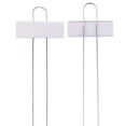 thumbnail image 3 of S SERENABLE 12x Iron Plant Labels Plant Stakes Plant Accessories Weatherproof Reusable Plant White, 3 of 5