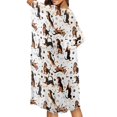 thumbnail image 4 of HELLHERO Lightweight Bathing Suit Cover Up for Beach High Quality Fabrics Casual Long Kimono Swimsuit Cover Up Dachshund, 4 of 6