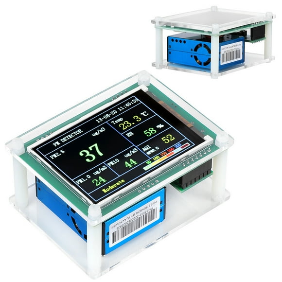 Air Quality Monitor, Accuracy1Ug/M3 Heat Dissipation Effect PM2.5 Detector, Microporous Filtration for Home Car