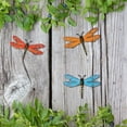 thumbnail image 5 of HEJULIK 3Pcs Metal Dragonfly Wall Decor Outdoor Garden Fence Art,Hanging Decorations for Living Room, Bedroom, 5 of 6