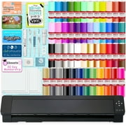 Silhouette Cameo PRO MK-II w/ 64 Oracal Vinyl Sheets, Tools, Guides