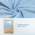 thumbnail image 5 of NTBAY 2 Pack Velvet Throw Pillow Cover, Soft Decorative Square Pillowcase, Cushion Cover with Hidden Zipper, 18"x18", Sky Blue, 5 of 5