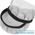 thumbnail image 3 of DEEPCRAFF 2Pcs Soft Grey Headset Protective Covers Replacement Ear Pads for Headphone Comfort, 3 of 5