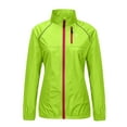 thumbnail image 2 of Little Donkey Andy Women's Lightweight Waterproof Cycling Running Stretch Jacket, Ultralight Windbreaker, Packable Yellow Size S, 2 of 8
