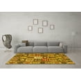 thumbnail image 3 of Ahgly Company Indoor Round Persian Yellow Traditional Area Rugs, 8' Round, 3 of 4