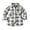 Grey, variant on T Shirts for Boy Flannel Jacket Plaid Long Sleeve Lapel Shacket Pockets Coat Boys Clothing,Black,120