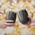 thumbnail image 2 of Floral 12oz Stainless Steel Insulated Wine Tumbler with Lid and Straw – Double Wall Vacuum Mug for Hot & Cold Drinks, 304 Steel Interior, Sweat-Free Design,Thanksgiving,Christmas, Spring,Flower, 2 of 5