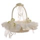 thumbnail image 5 of Cesta de encaje para niña de las flores, ideal para decoración de bodas y fiestas (blanco leche), 5 of 5
