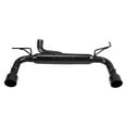 thumbnail image 4 of Fits 2012-2018 Jeep Wrangler JK Flowmaster Exhaust System Kit 817752 Outlaw Axle Back System; Black Stainless Steel; With Mufflers; 2-1/2 Inch Pipe Diameter; Dual Exhaust With Dual Exit, 4 of 5