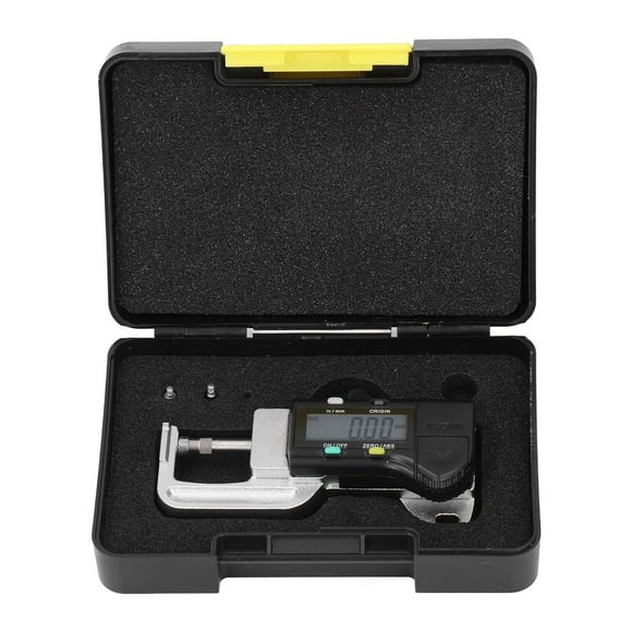 Digital Display Thickness Gauge, Detachable Measuring Tool for Jewelry, Paper & Leather, 0–12.7mm