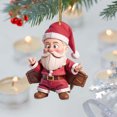 thumbnail image 1 of onlyliua ¡ Ofertas Del Día Liquidación Prime! Adorno Colgante Navideño Adorno para Árbol de Navidad Casa de Papá Noel Adorno Colgante Acrílico, 1 of 7
