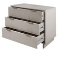 thumbnail image 2 of 2-Piece Granville Standard Dresser and Nightstand Set - Solid Wood in Light Gray, 2 of 7