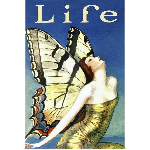 Great BIG Canvas | Rolled Vintage Apple Collection Poster Print entitled Life