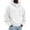 White, variant on IAJDKMEK Men's Vintage Corduroy Half-Zip Hoodie - Large Pocket Pullover Sweatshirt for Men, Long Sleeve Top with Hood, Retro Casual Sweatshirt