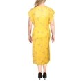 thumbnail image 3 of Ralph Lauren Womens Floral Ruffled Dress, Yellow, 10, 3 of 3