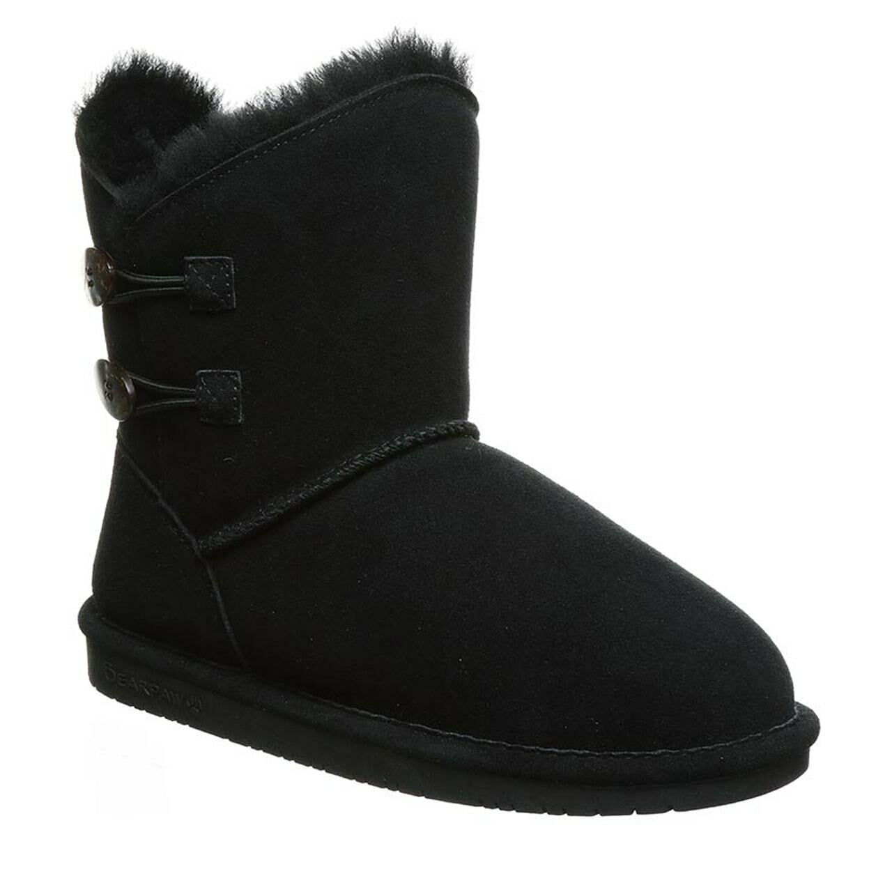 bearpaw boots womens black