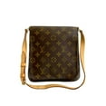 thumbnail image 1 of Pre-Owned LOUIS VUITTON Musette Salsa Monogram Leather Semi-Shoulder Bag, Brown, 18213, 1 of 9
