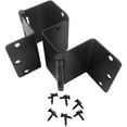 thumbnail image 4 of Swing Clear Offset Hinge, 3-1/2 Inches, 5/8" Radius Corner, Fits Doors 1-3/8" to 1-3/4" Thick, 2-Pack, Matte Black by Stone Harbor Hardware, 4 of 4