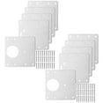 thumbnail image 1 of Hinge Repair Plate, Stainless Steel Cabinet Door Hinge Fixing Plate Bracket 10pcs, 1 of 8