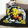 thumbnail image 5 of Cute Tweety Style-1 Anti-Pilling Soft Warm Flannel Throw Blanket 60"x50" For Sofa Bed Home Blankets, 5 of 6