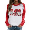 thumbnail image 2 of Pntutb Navidad moda mujer Casual manga larga impreso señoras sudaderas tops Pntutb Pntutb-2434, 2 of 7
