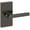 Venetian Bronze, variant on Baldwin Reserve Tube Lever - 5" Rose, Full Dummy, Satin Black