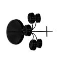 thumbnail image 1 of BEADCEST Decorativo De Hierro Negro Para Eventos Tradicionales Y De Tumbas, 1 of 8