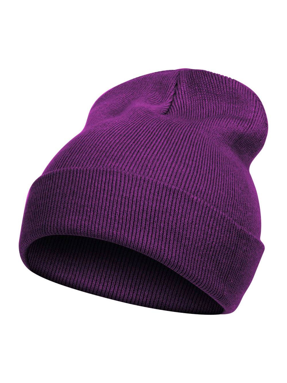 TopHeadwear Solid Color Long Beanie, Purple - Walmart.com