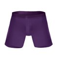 thumbnail image 1 of wendunide men's pants Fashion Men's Sports Long Running Wear Leg Multi-function Boxer Briefs Purple XL, 1 of 6