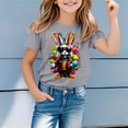 thumbnail image 2 of Hihipz Big Boys Easter Tee Tops Short Sleeve Colorful Graphic Crew Neck Tee Tops Soft Casual Stylish Tshirt,Sizes 10-11, 2 of 4