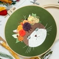 thumbnail image 5 of Guozer Embroidery Kits for Adults, Beginner-Friendly Embroidery Kit: All-Inclusive DIY Starter Set with Hoop, Fabric & Video Tutorial, 5 of 5