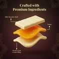 thumbnail image 3 of ChocCart Dubai Chocolate Bar – Exotic Mango & Passion Fruit Cream Filling, Viral Knafeh Style Luxury Gift Box, 3.35 oz(12 Pack), 3 of 5