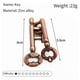 thumbnail image 3 of Classic Intelligent Lock Toy Brain Tester Development Alloy Key Ring Puzzle Game Kid IQ Thinking Test Key Puzzle Toys, 3 of 5