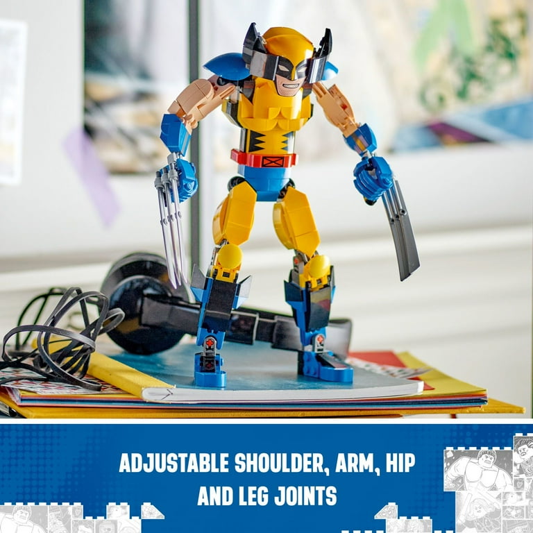 LEGO Marvel Wolverine Construction Figure 76257, Fully Jointed X