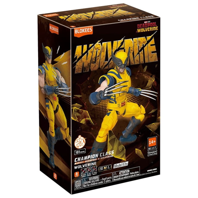 Figura Armable Coleccionable Blokees Marvel Infinity Saga Champion Class Deadpool & Wolverine Wolverine