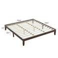 thumbnail image 7 of Ktaxon 12" Deluxe Wood Platform Bed Frame, King Bed Frame, Mattress Foundation, Antique Espresso, King, 7 of 7