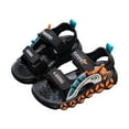 thumbnail image 6 of CAICJ98 Boys Sandals Summer Sport Water Shoes Outdoor Athletic Sandals for Toddler Boys Black,1.5(Toddler/Little Kid/Big Kid), 6 of 6
