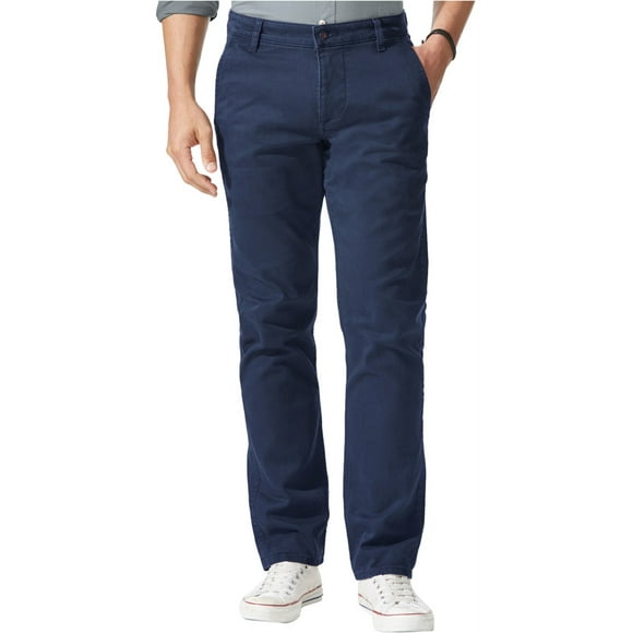 Dockers Pantalon Chino Décontracté Effilé Homme Bleu, 33W x 32L
